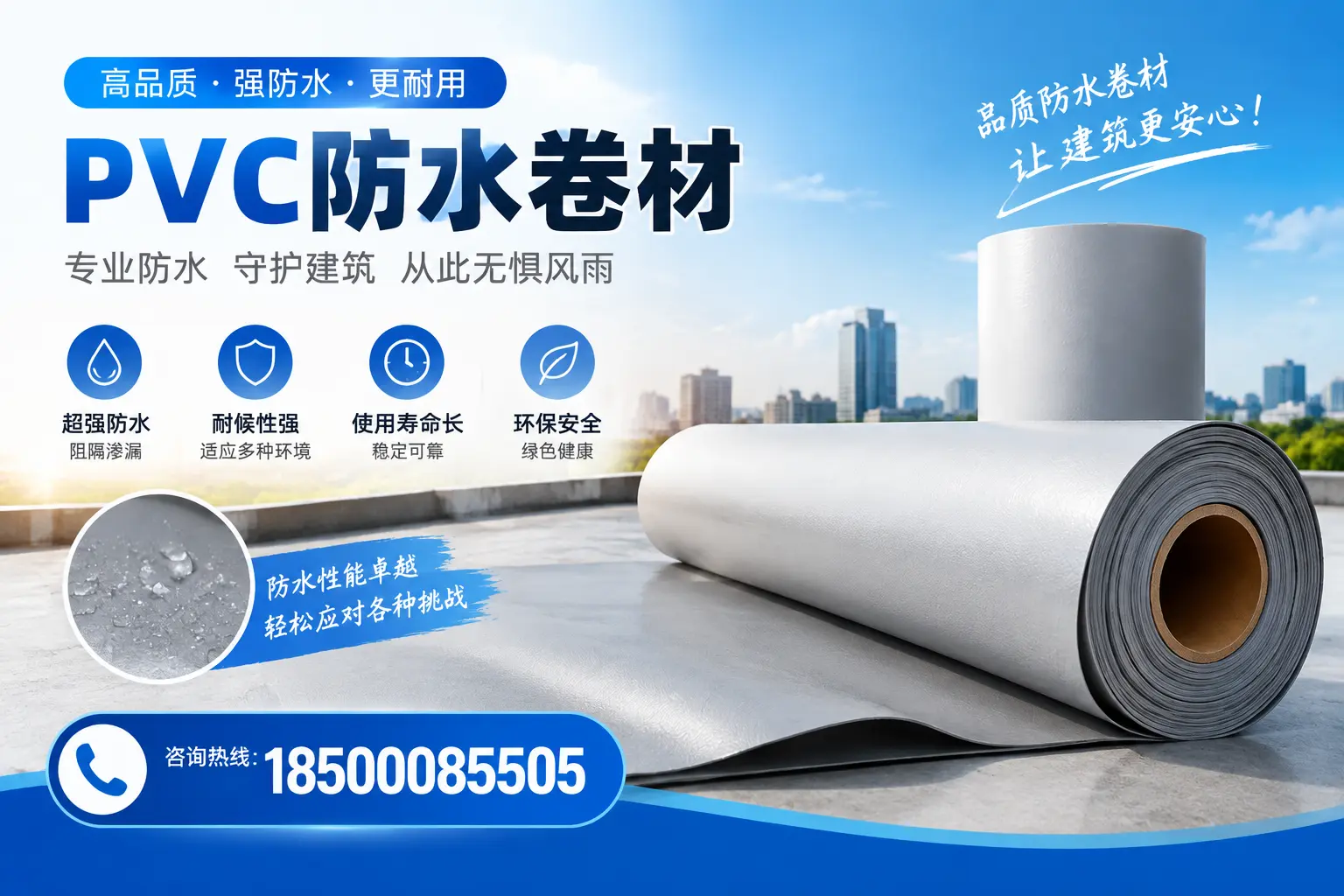如何选择高质量的PVC防水卷材?昌江消费者必看指南