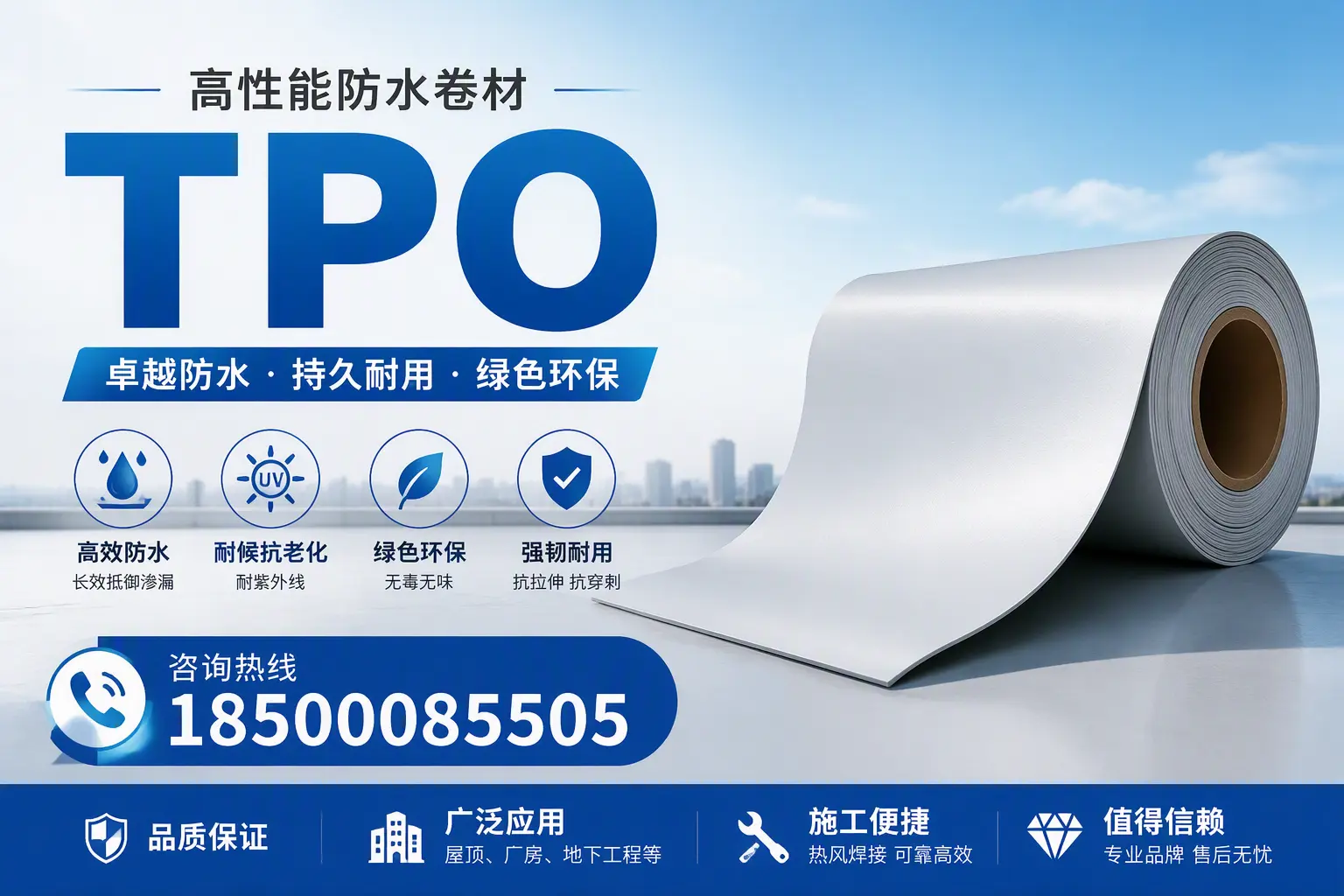 TPO材料的环保特性及其在昌江的应用