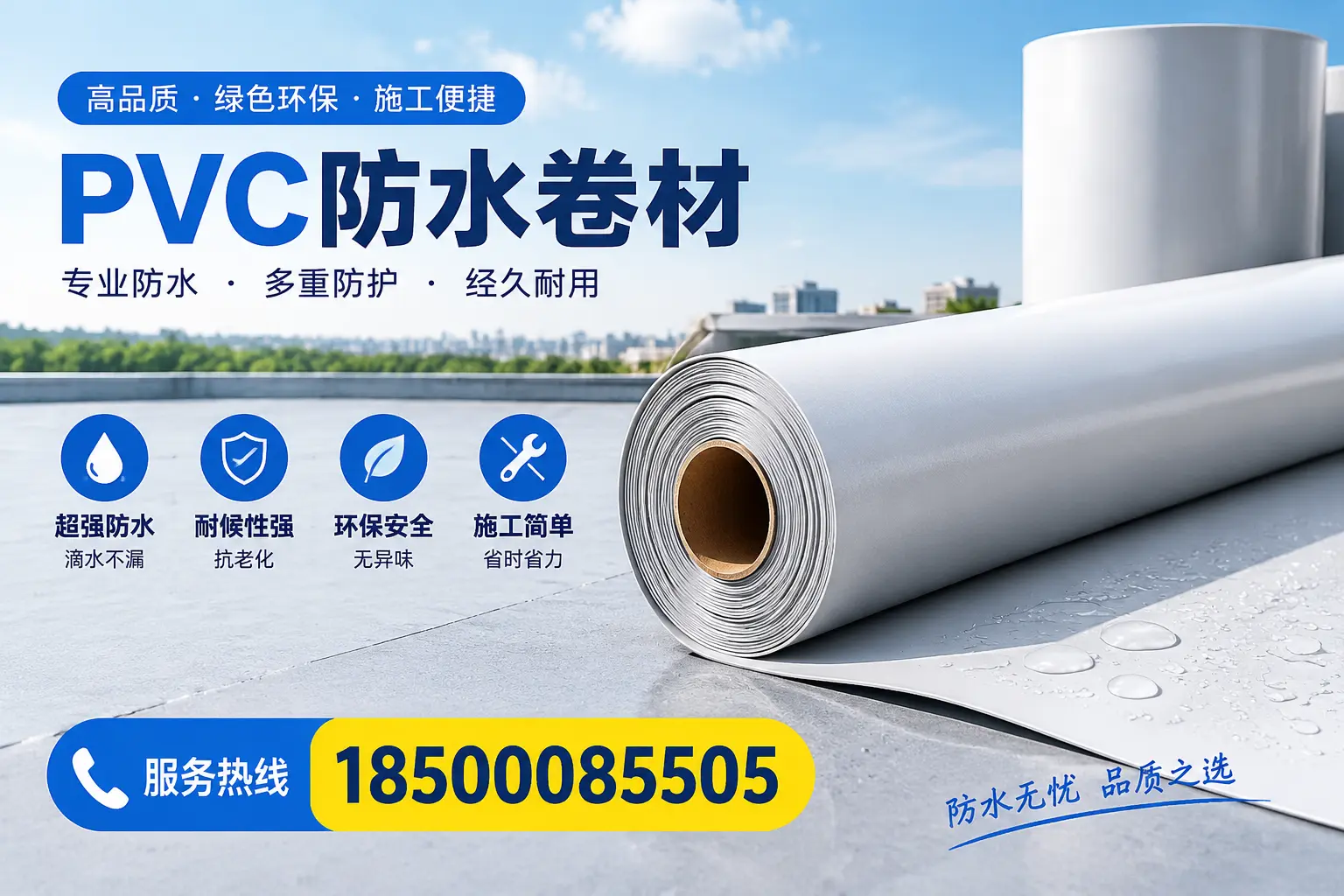 选用PVC防水卷材时需要避开的常见误区,特别是在昌江
